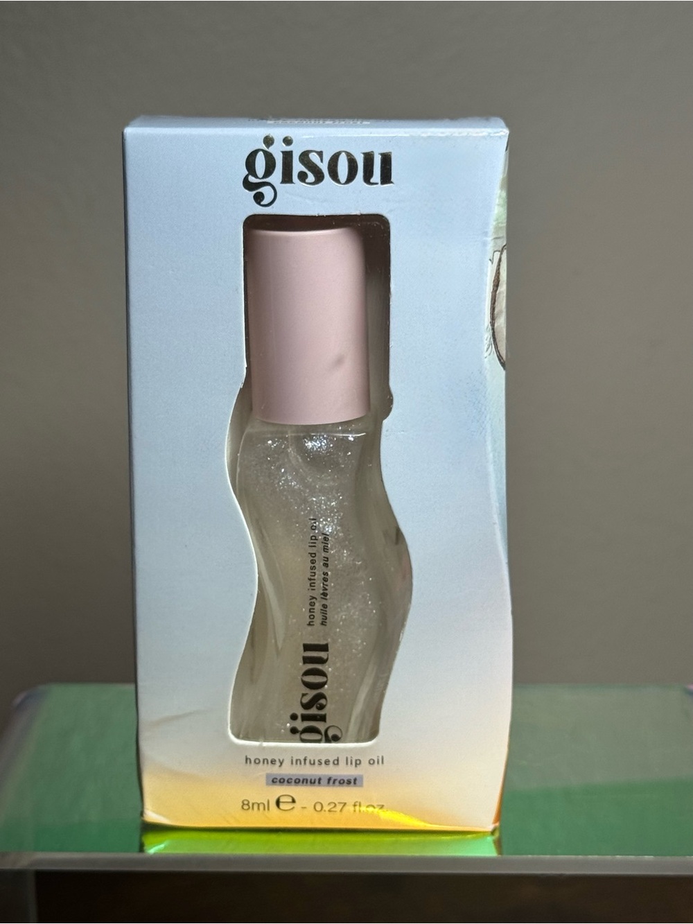 Gisou Honey Infused Lip Oil in the Coconut Frost